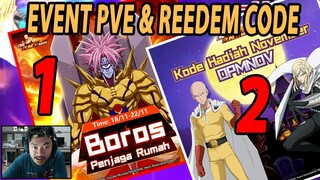 🔥🔥EVENT GUARD HOME LORD BOROS & REEDEM CODE [BANJIR HADIAH]  - ONE PUNCH MAN The Strongest