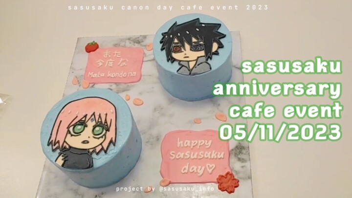 sasusaku day cafe event🎀✨