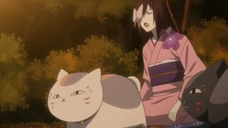 After the black cat was released from the seal, it was so handsome that he even kissed Natsume