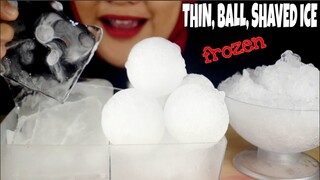 ASMR ICE EATING||THIN ICE, BALL ICE, SHAVED ICE FROZEN|cruncy| MAKAN ES BATU|SEGAR || ASMR INDONESIA