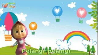 Lagu Pelangi Pelangi | Lagu Anak Indonesia Populer | Versi Masha And The Bear