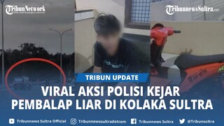 Video Viral Aksi Kejar-Kejaran Polisi dengan Pembalap Liar di Kolaka Sultra, Pelaku Kini Diamankan