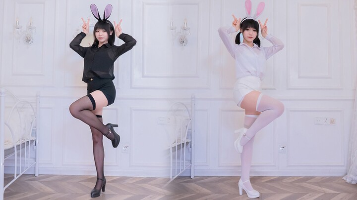 HD 4K vertical screen! Do you like black bunny or white bunny?