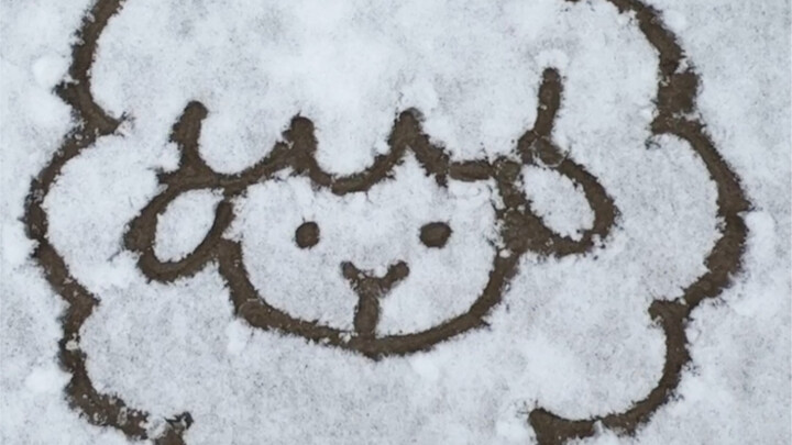 The lamb and the snow are such a great match! No one will ask me what pen I use this time.