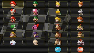Mario Kart Wii - All Characters