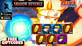 Shadow Revenge Gameplay - Free 4 Giftcodes - Naruto RPG Game Andr0id