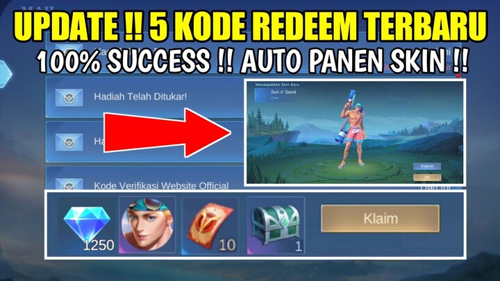 BURUAN CLAIM ?? 5 KODE REDEEM TERBARU MOBILE LEGENDS