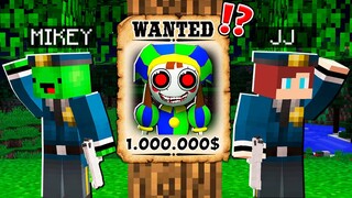 Why Mikey Pomni is WANTED? JJ and MIKEY BECAME Policeman - in Minecraft Maizen