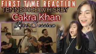 Cakra Khan - Tennessee Whiskey (Chris Stapleton Cover) Live Session I REACTION VIDEO