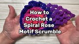 Easy Freeform Crochet Tutorial PopcornStitch Ruffle & Rose Motif for Everyone