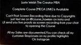 Justin Welsh The Creator MBA Course download