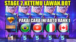 TRICK START STAGE 2 EVENT PROMO DIAMOND MLBB AGAR KETEMU BOT!!! PAKAI CARA INI AUTO RANK 1