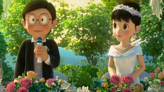 Nobita dan Shizuka kemudian menikah, dan masa kecil kami pun berakhir.