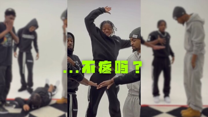 That probably hurts a bit, huh?