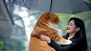 বিড়ালটা বৃষ্টিতে ভিজে। রাস্তা থেকে তুলে গাড়িতে নেয় তাবাসসুম।