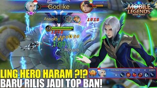 LING WAJIB DI BAN?!? PEMBUKTIAN LING SANGAT OP! MYTHIC RANKED TEST - MOBILE LEGENDS