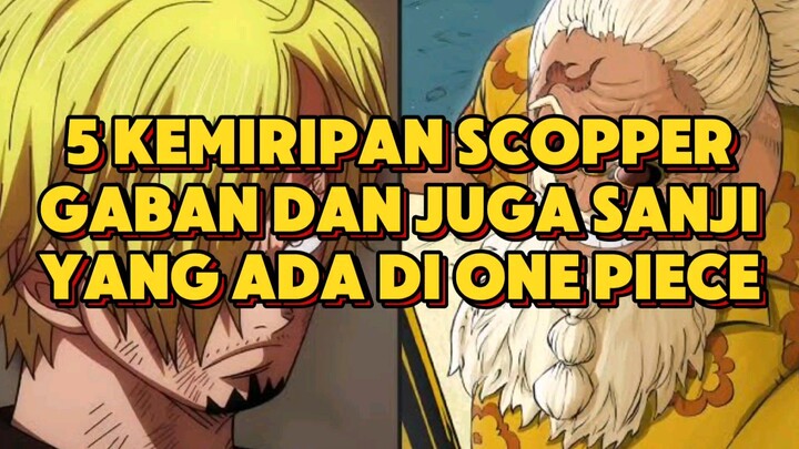 Inilah 5 Kemiripan Scopper Gaban dan Juga Sanji yang ada di One Piece