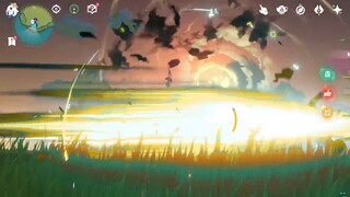 When I changed the special effect of the mandrill to [golden]...