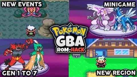 Updated Pokemon Gba Rom Hack 22 With Gen 1 To 7 New Region New Story Minigame And More Bstation