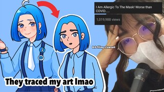 this Animated Storytime channel traced my art so I made a video out of spite