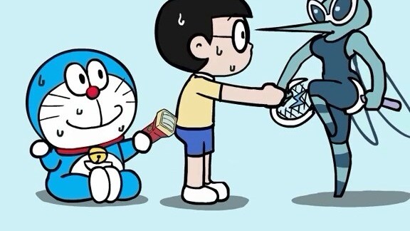 【Doraemon Animation】Shooting Mosquitoes