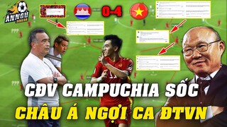 CĐV Cam Sốc, CĐV Thái Lan, Indo Và Truyền Thông Châu Á Dùng Hết MỸ TỪ Nói Cách VN HẠ GỤC Campuchia