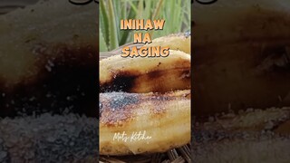 Inihaw na Saging | Pinoy Snack - Simple Snack #metskitchen #simplerecipe #easyrecipe #shorts