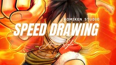 SPESIAL DRAWING ANIME ONEPIECE MONKEY.D.LUFFY