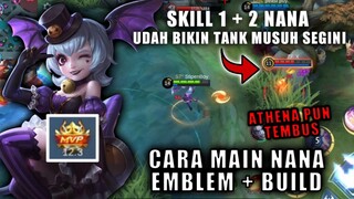 Cara Main Nana dan Build Tersakit  2022 - Gameplay Nana MVP Legendary - Mobile Legends