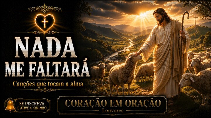 NADA ME FALTARÁ | Louvor Católico inspirado no Salmo 23 | Coração em Oração