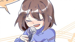 [UNDERTALE] Komedi: Adegan KTV Bawah Tanah Chara dan Frisk Muncul!!