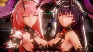 [Honkai Impact 3 MMD] Mana yang akan kamu pilih antara Leilu dan 02~Kapten~? 【Menjadi Hidup】 【4K60FP