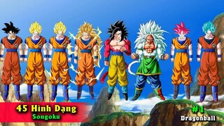 45 Hình Dạng Songoku 【Phần 1】Trạng thái Bí Mật Goku "Vô Lý - Bất Khả Chiến Bại"