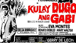 Kulay Dugo ang Gabi 1964 (International Released) Horror Film Philippines