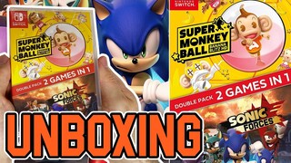 Sonic Forces + Super Monkey Ball: Banana Blitz HD  Double Pack (Switch) Unboxing