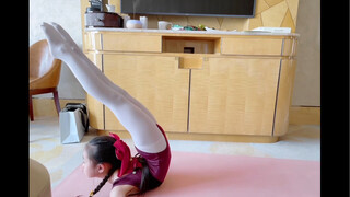 Even when staying in a hotel on vacation, I still take dance classes online