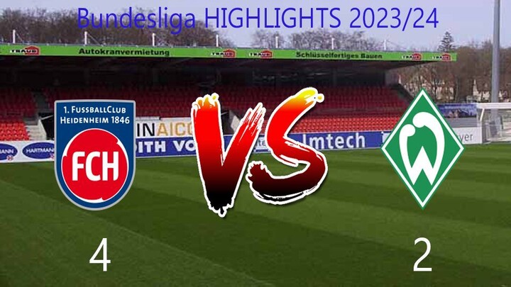 1. FC Heidenheim vs SV Werder Bremen (Matchday 4, Bundesliga 2023/24)