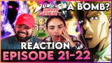 Kira's Stand is OP! 😱 - Jojo's Bizarre Adventure Part 4 Reaction Episode 21-22