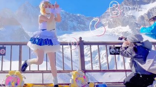 [Kagamine Rin cos เต้น HBto Kagamine Twins] ยินดีด้วย! ชอบ! หิมะ! เวทมนตร์ที่แท้จริง! เมื่อฉันเฉลิมฉ