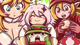 [LOL animation] When Teemo travels to the world of Genshin Impact!