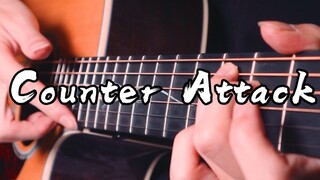 听哭了~进击的巨人《Counter Attack-Mankind》吉他版~听到最后直接泪崩~