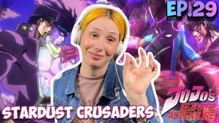 BYE BYE ANUBIS | Jojos Bizarre Adventure STARDUST CRUSADERS Episode 29 | REACTION