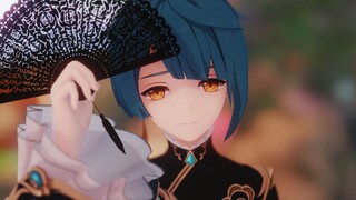 【MMD/行秋】浪人回头，心动再心痛——浪人琵琶