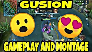 GUSION MONTAGE and GAMEPLAY #1 | BEST MOMENTS | MOBILE LEGENDS | Aloha YT