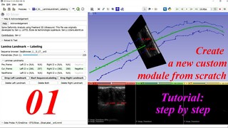How to create a new custom module -- Develop 3D Slicer Extension Tutorial #01