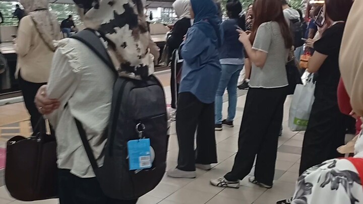 LRT Train station
