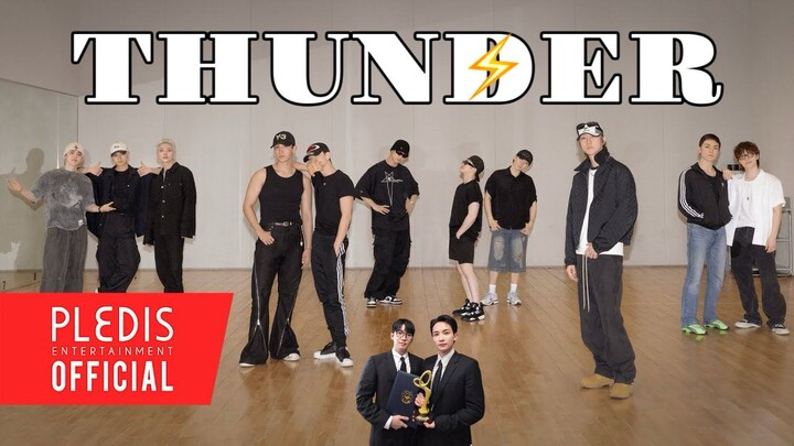 [4K Chinese-Korean Dual Subtitles] SEVENTEEN THUNDER Practice Room