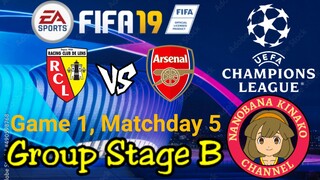 FIFA 19: UEFA Champions League | RC Lens 🇫🇷 VS 🏴󠁧󠁢󠁥󠁮󠁧󠁿 Arsenal (Group B)