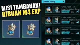 KABAR GEMBIRA! TERNYATA ADA MISI TAMBAHAN RIBUAN EXP EVENT M4 !! BISA KE LEVEL 75 SKIN PRIME BEATRIX