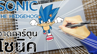 วาดโซนิค โซนิค เดอะเฮดจ์ฮ็อก Sonic The Hedgehog